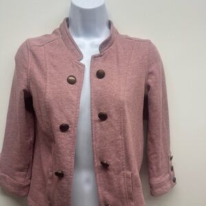 Maurices Rose Pink Military-Style Blazer